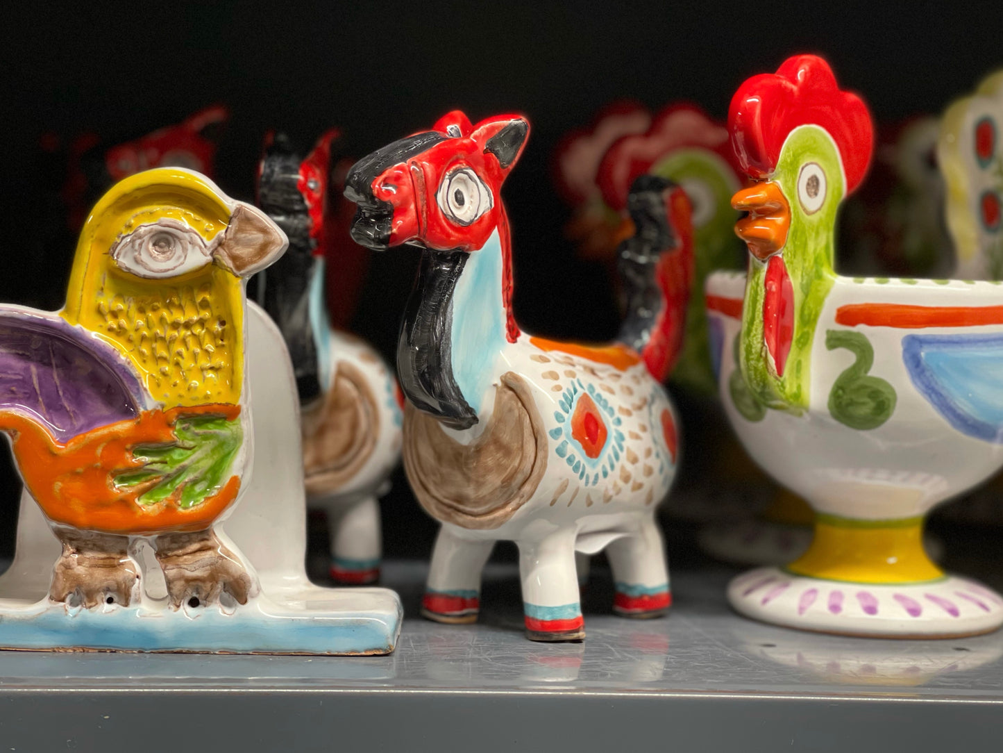 Mini Rooster Cachepot, ceramics, pottery, italian design, majolica, handmade, handcrafted, handpainted, home decor, kitchen art, home goods, deruta, majolica, Artisan, treasures, traditional art, modern art, gift ideas, style, SF, shop small business, artists, shop online, landmark store, legacy, one of a kind, limited edition, gift guide, gift shop, retail shop, decorations, shopping, italy, home staging, home decorating, home interiors