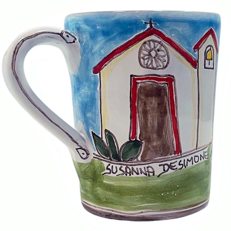 De Simone Wedding Mug, ceramics, pottery, italian design, majolica, handmade, handcrafted, handpainted, home decor, kitchen art, home goods, deruta, majolica, Artisan, treasures, traditional art, modern art, gift ideas, style, SF, shop small business, artists, shop online, landmark store, legacy, one of a kind, limited edition, gift guide, gift shop, retail shop, decorations, shopping, italy, home staging, home decorating, home interiors