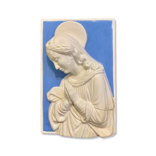 Della Robbia: Madonna Praying - 11" x 7"