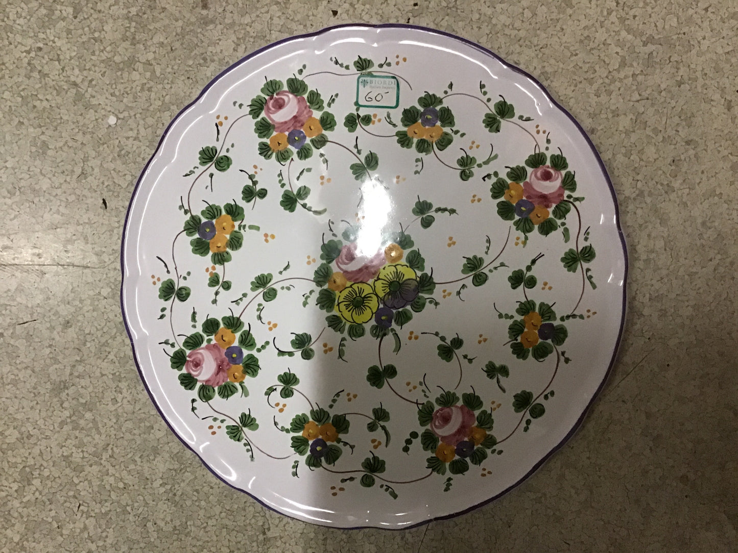 Rosa Cake Plate