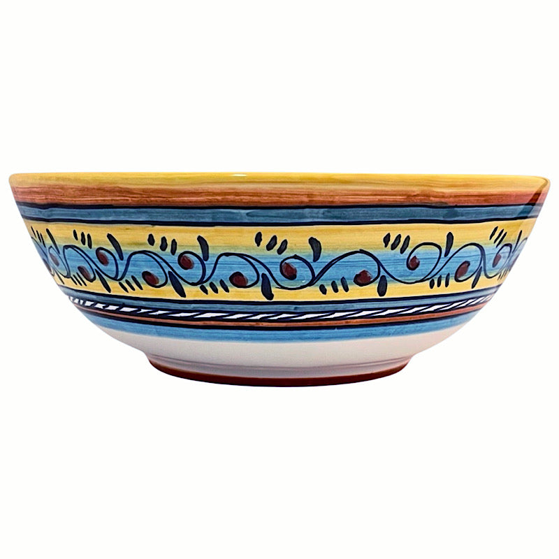 Collectible Majolica Vegetable Bowl Design B-61, ceramics, pottery, italian design, majolica, handmade, handcrafted, handpainted, home decor, kitchen art, home goods, deruta, majolica, Artisan, treasures, traditional art, modern art, gift ideas, style, SF, shop small business, artists, shop online, landmark store, legacy, one of a kind, limited edition, gift guide, gift shop, retail shop, decorations, shopping, italy, home staging, home decorating, home interiors