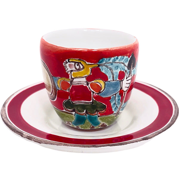 Fire espresso cup and saucer – Story of Creations